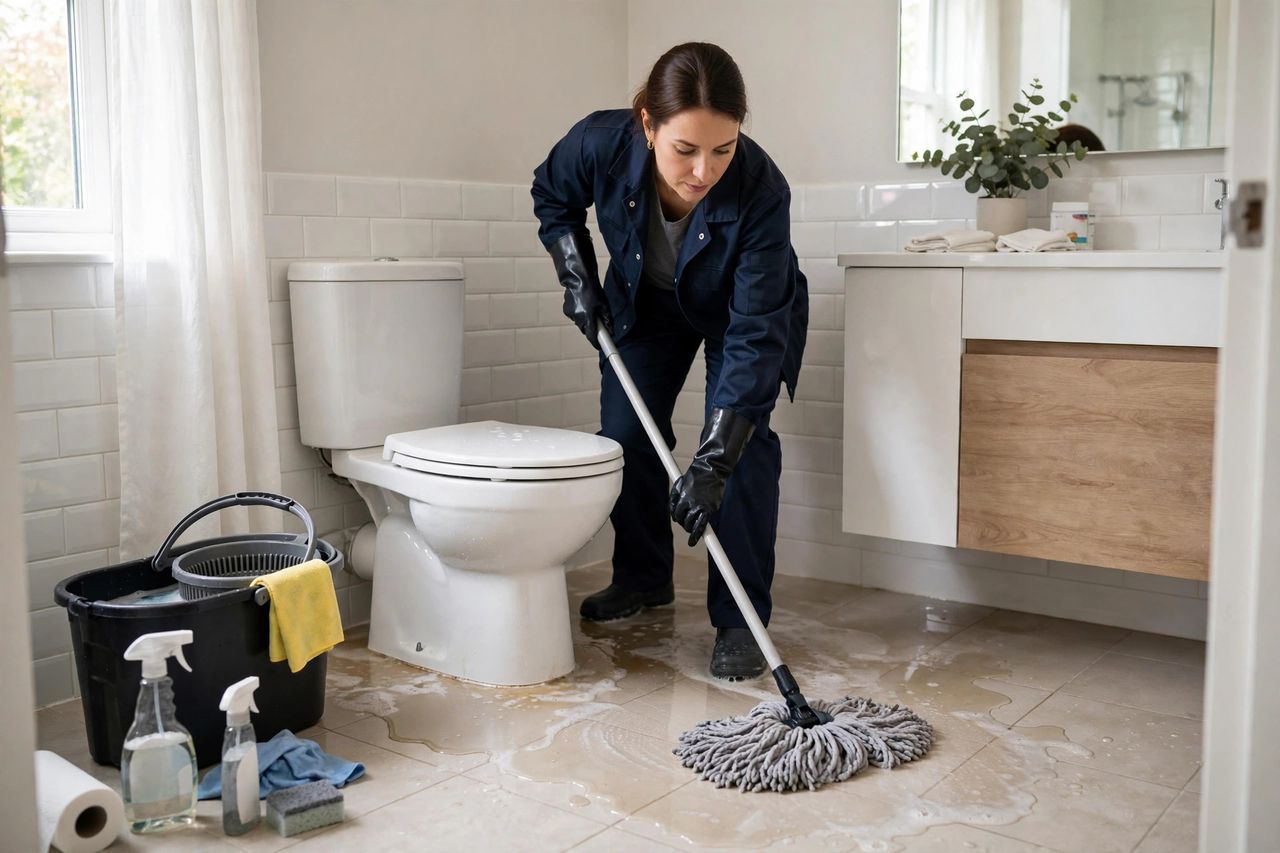 Toilet Overflow Cleanup in Schertz, Texas